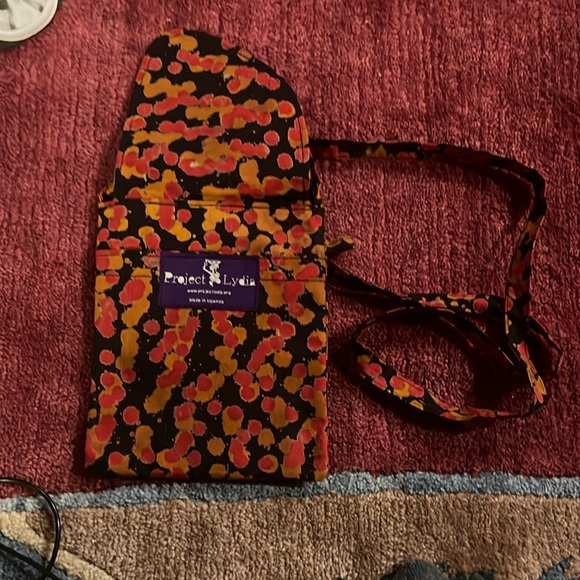 Handmade Elephant Print Shoulder Bag - Multicolor - Picture 4 of 5